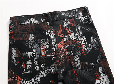 Pantalones Impresos para Discoteca en Negro - Image 19