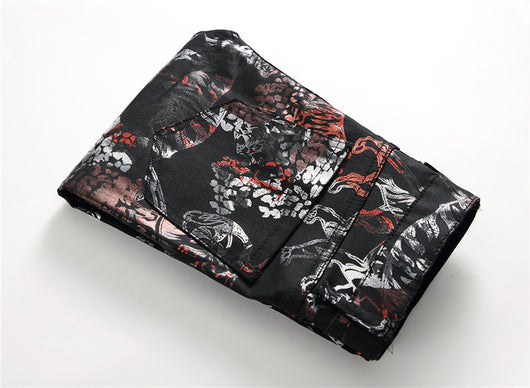 Pantalones Impresos para Discoteca en Negro - Image 29