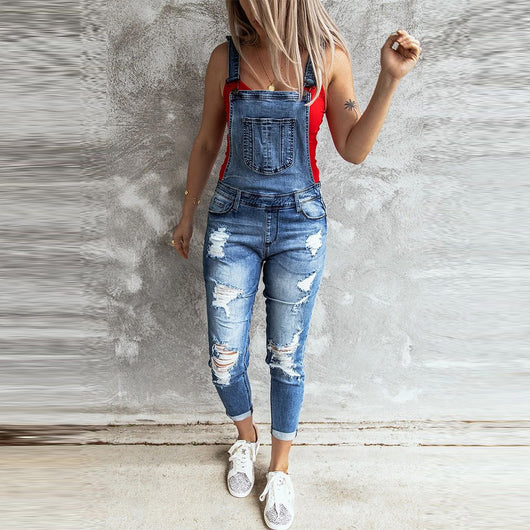 Pantalones Vaqueros Rotos Elásticos para Mujer - Estilo Verano - Image 7