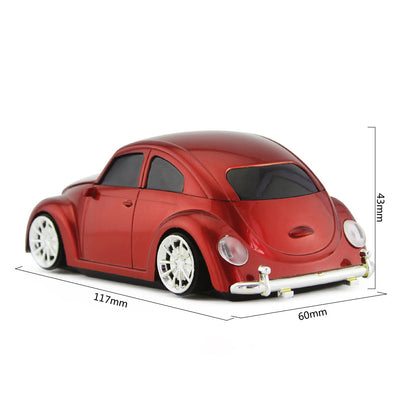 Ratón Inalámbrico Beetle 2.4G - Diseño Retro Compacto - Image 13