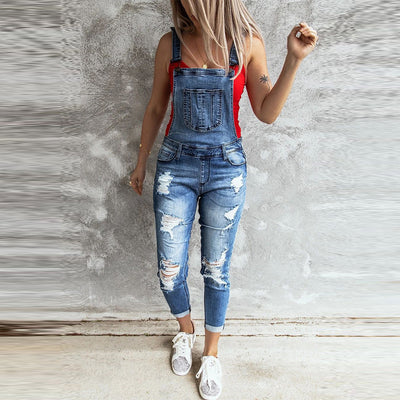 Pantalones Vaqueros Rotos Elásticos para Mujer - Estilo Verano - Image 8