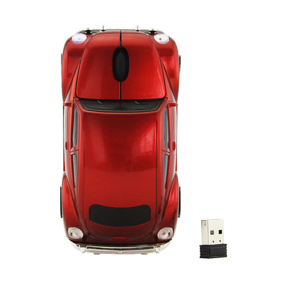 Ratón Inalámbrico Beetle 2.4G - Diseño Retro Compacto - Image 14