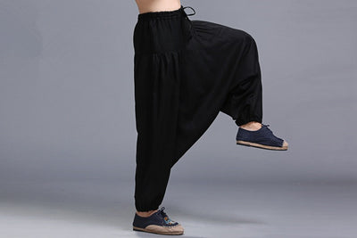 Pantalones Harem Cómodos para Hombre - Estilo Moderno y Relajado - Image 16