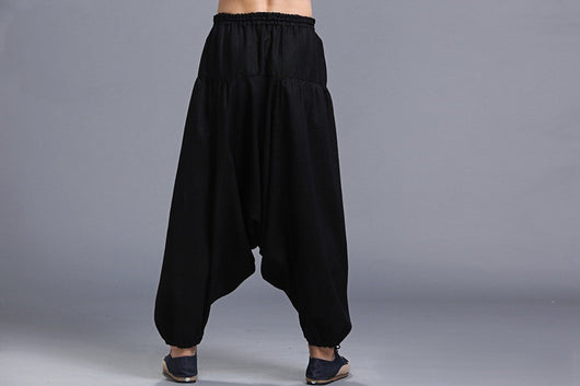 Pantalones Harem Cómodos para Hombre - Estilo Moderno y Relajado - Image 17