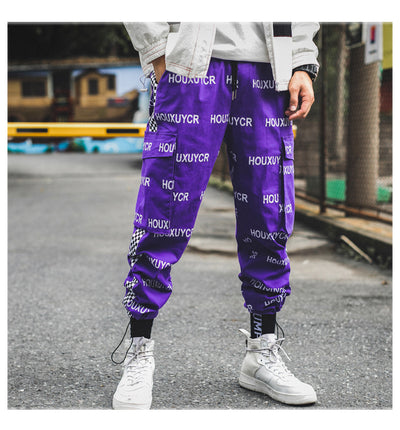 Pantalones de Moda Estampado Letras para Hombre - Comodidad y Estilo - Image 35