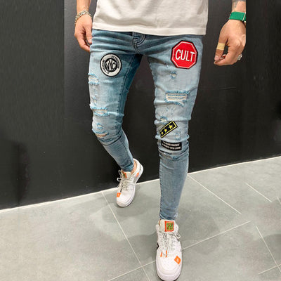 Jeans Rotos con Bordados Artesanales - Image 8