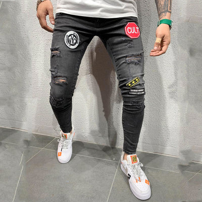 Jeans Rotos con Bordados Artesanales - Image 11