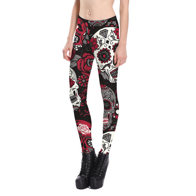 Leggings Estampado Digital Pantalones Elásticos para Mujer - Image 16