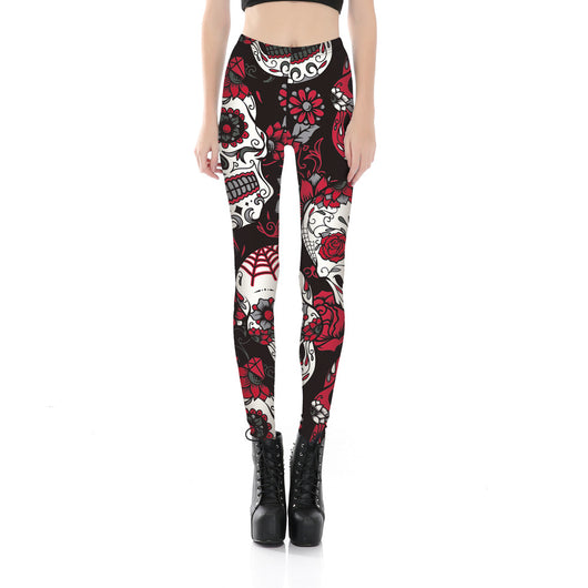 Leggings Estampado Digital Pantalones Elásticos para Mujer - Image 17