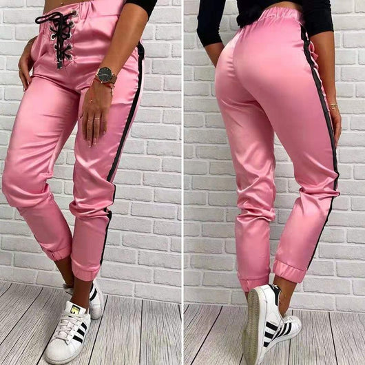 Pantalones Trendy con Costuras de Contraste - Image 12