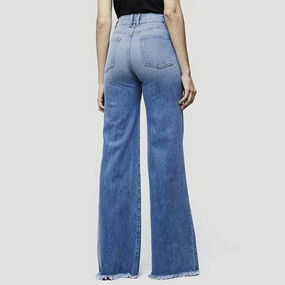 Pantalones Denim Ajustados con Vuelo Acampanado - Image 7