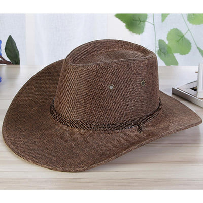 Gorra Vaquera de Lino para Ciclismo - Protección Solar y Estilo Occidental - Image 8
