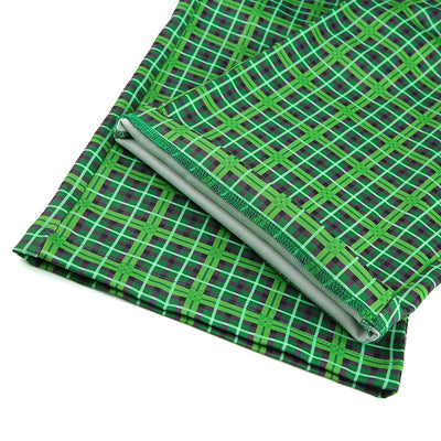 Pantalones Cintura Alta Cuadros Verde - Image 22