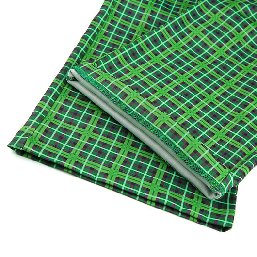 Pantalones Cintura Alta Cuadros Verde - Image 22