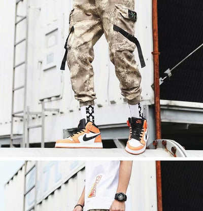 Pantalones Cargo Harem Camuflaje para Hombre - Corte Suelto y Cómodo - Image 5