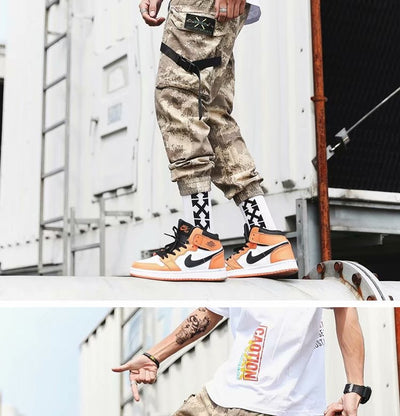 Pantalones Cargo Harem Camuflaje para Hombre - Corte Suelto y Cómodo - Image 6