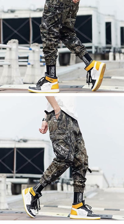 Pantalones Cargo Harem Camuflaje para Hombre - Corte Suelto y Cómodo - Image 10