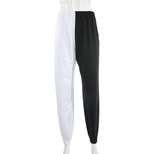 Pantalones de Corte Moderno con Costuras Combinadas - Image 21