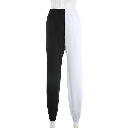 Pantalones de Corte Moderno con Costuras Combinadas - Image 24
