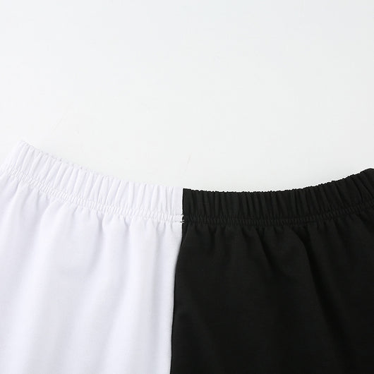 Pantalones de Corte Moderno con Costuras Combinadas - Image 27