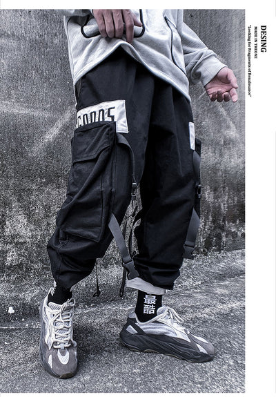 Pantalones Deportivos Holgados de Corte Recto para Hombre - Image 6