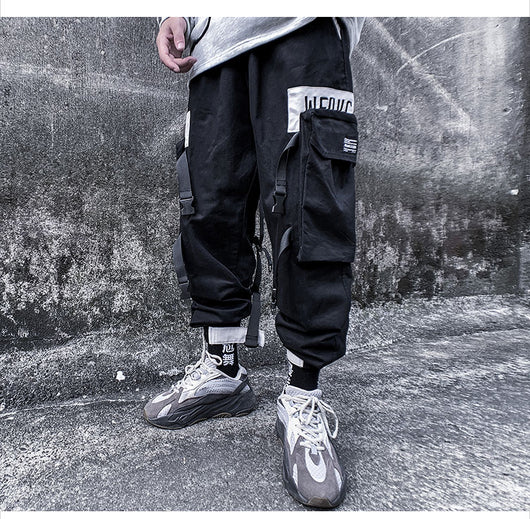 Pantalones Deportivos Holgados de Corte Recto para Hombre - Image 9
