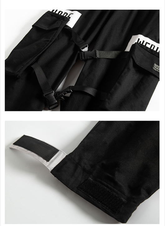Pantalones Deportivos Holgados de Corte Recto para Hombre - Image 11