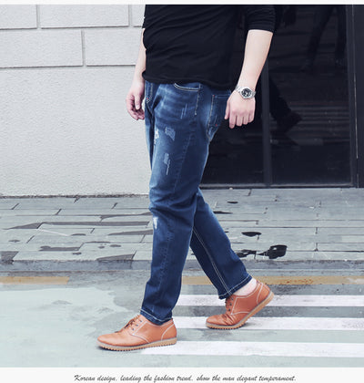 Pantalones Vaqueros Oversize de Talle Extra Grande para Hombre - Image 10