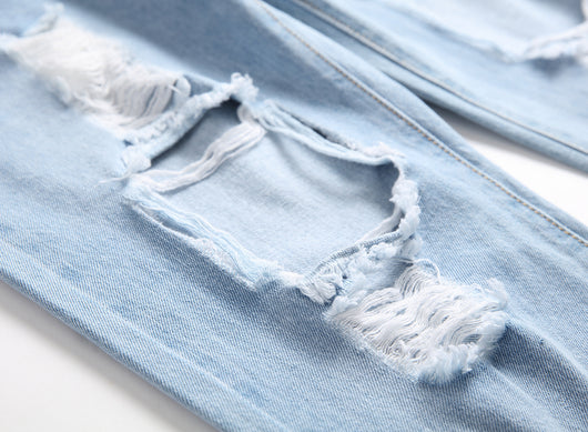 Jeans Azul Claro Rotos para Hombre - Image 14