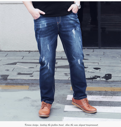 Pantalones Vaqueros Oversize de Talle Extra Grande para Hombre - Image 11