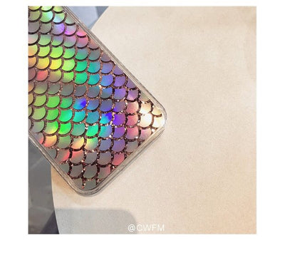 Funda para iPhone Xs Max Estilo Coreano con Escala Láser Multicolor - Image 10