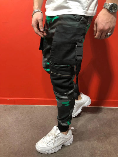 Pantalones Hip-hop con Estampado Camuflaje para Hombre - Image 13