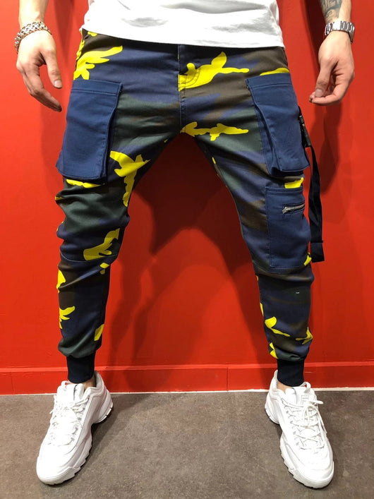 Pantalones Hip-hop con Estampado Camuflaje para Hombre - Image 16