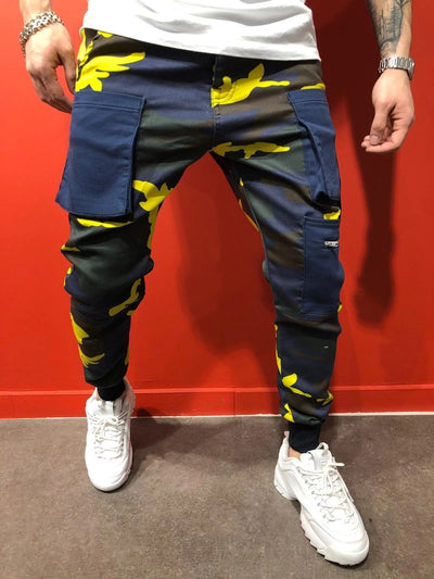 Pantalones Hip-hop con Estampado Camuflaje para Hombre - Image 17