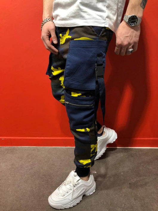 Pantalones Hip-hop con Estampado Camuflaje para Hombre - Image 18