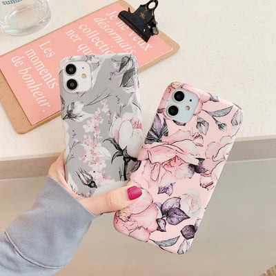 Funda Vintage de Flores y Hojas Compatible con Apple - Image 9