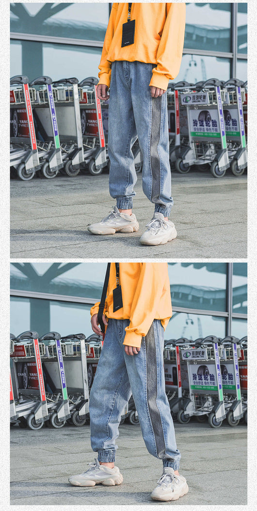 Jeans con Paneles Contrastantes - Image 13