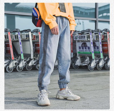 Jeans con Paneles Contrastantes - Image 14