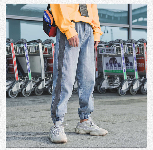 Jeans con Paneles Contrastantes - Image 14