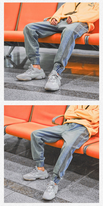 Jeans con Paneles Contrastantes - Image 18