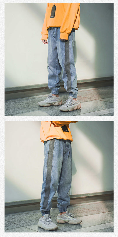 Jeans con Paneles Contrastantes - Image 19