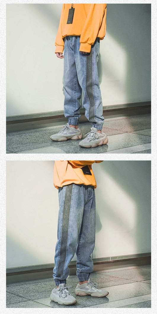 Jeans con Paneles Contrastantes - Image 19