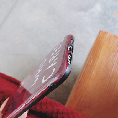 Funda para Celular Han Feng Rojo Vino Personalidad Chica - Image 11