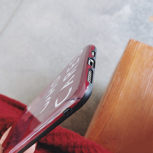 Funda para Celular Han Feng Rojo Vino Personalidad Chica - Image 11