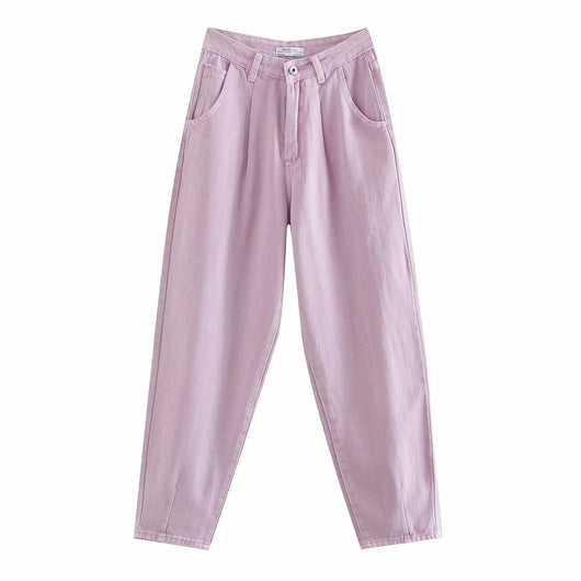 Jeans Sueltos Plisados Estilo Europeo y Americano - Image 19