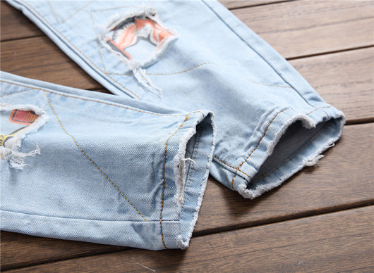 Jeans Rectos Vintage para Hombre - Image 11