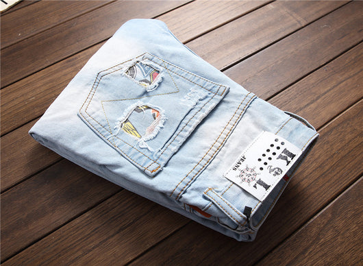 Jeans Rectos Vintage para Hombre - Image 12