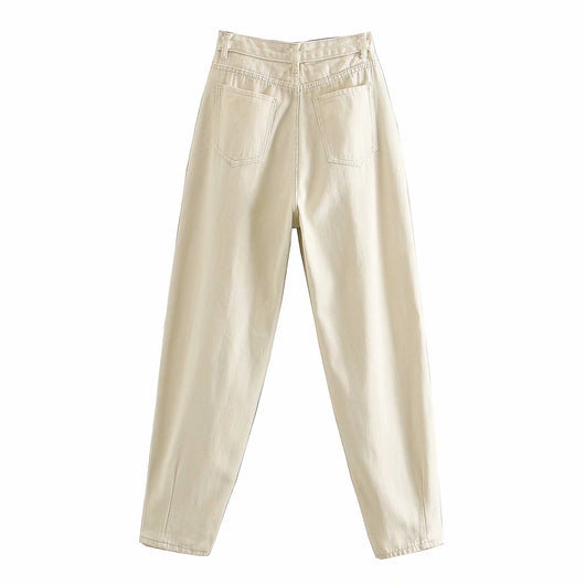 Jeans Sueltos Plisados Estilo Europeo y Americano - Image 22
