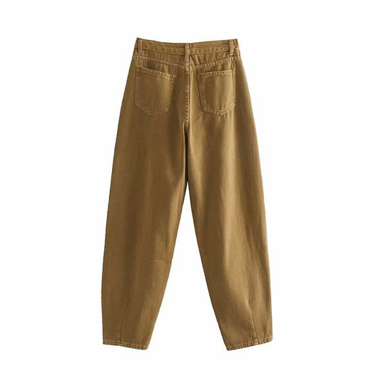 Jeans Sueltos Plisados Estilo Europeo y Americano - Image 28