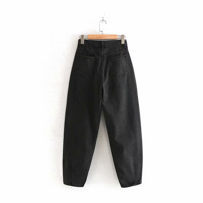 Jeans Sueltos Plisados Estilo Europeo y Americano - Image 32